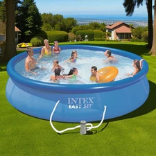 Надувной бассейн Intex 28162, 457 х 91 см., с фильтр-насосом